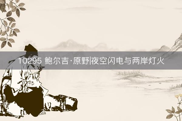 10295 鲍尔吉·原野|夜空闪电与两岸灯火